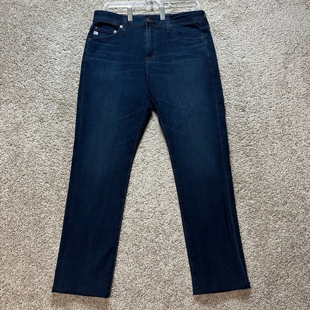 AG Adriano Goldschmied The Everett Jeans Mens 30x34 Dark Indigo Slim Straight